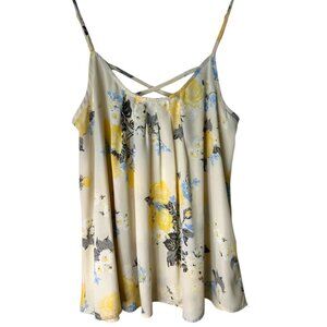 Torrid Floral Cross-Back Camisole Blouse Torrid - Size‎ 0 / US Size Large